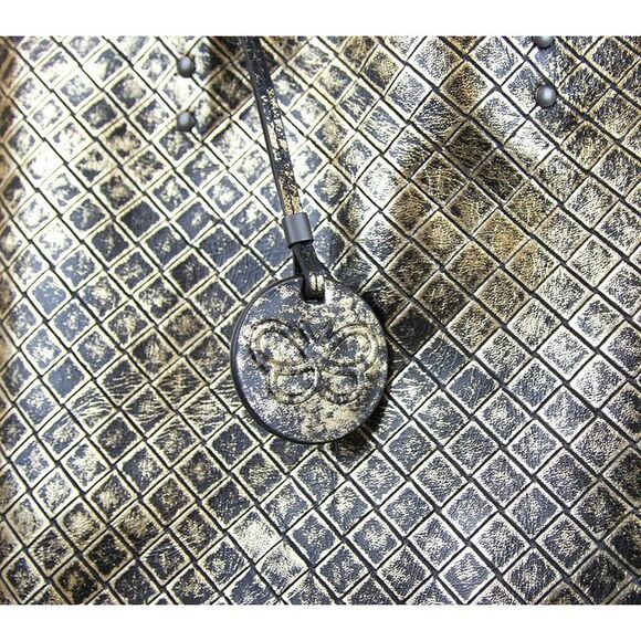 Bottega Veneta Women's Gold / Black Leather Intrecciomirage Tote Bag - Picture 4 of 7